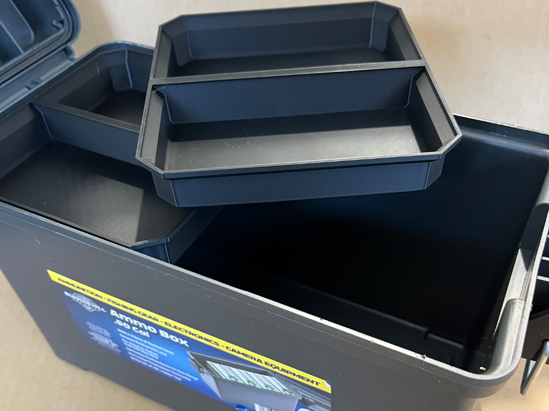 Harbor Freight Bunker Hill ammo box trays 50 cal