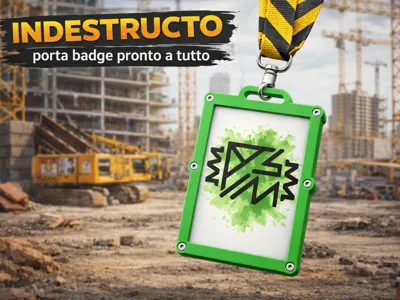 INDESTRUCTO - the badge holder ready for anything