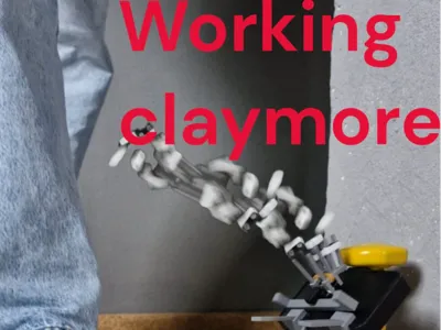 working claymore/ only one rubber band