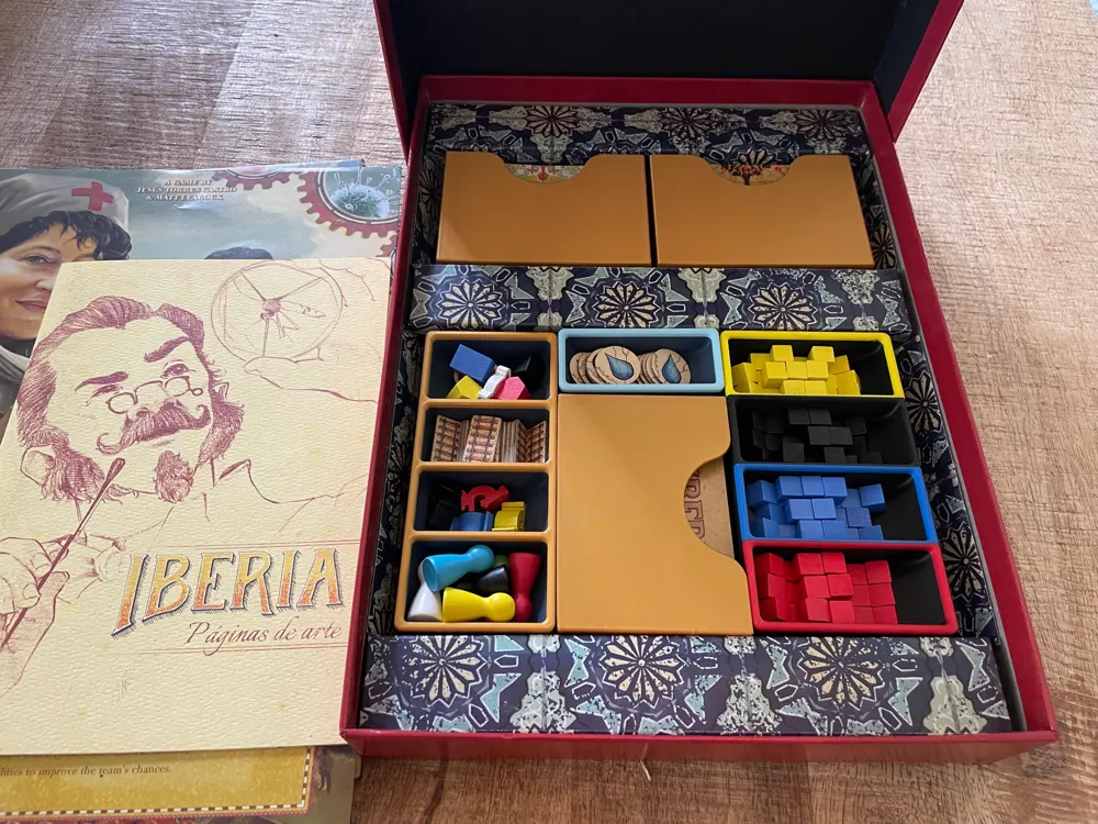 Pandemic Iberia Limited Collector's Edition Insert - Free 3D Print