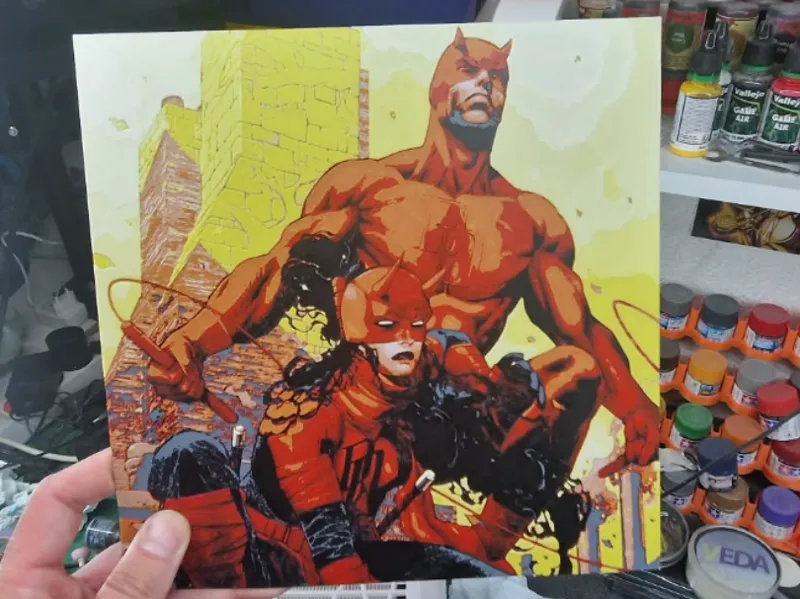 Daredevil & elektra - Marvel Hueforge