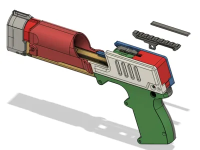 Dan Pistol Cometic Upgrade + Longer Rails