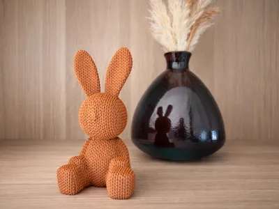 Cute Rabbit Knitted 