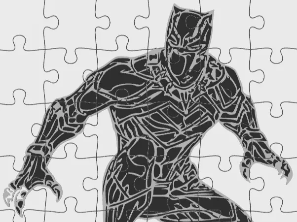 Puzzle 48 pièces - Black Panther