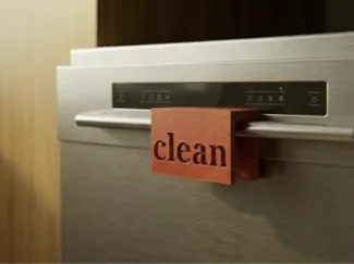 Reversible Dishwasher Clean/Dirty Handle Sign