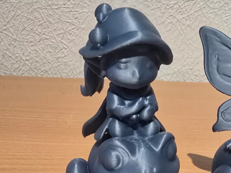 Gnom auf Frosch