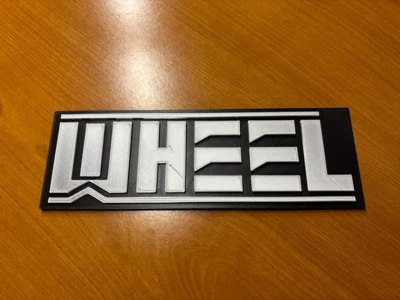 wheel LOGO sign