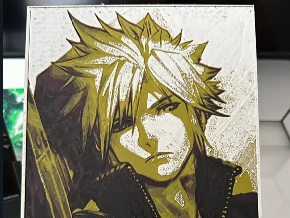Cloud portrait hueforge