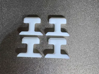 Flush Mounted T-Clips for Ikea Skadis