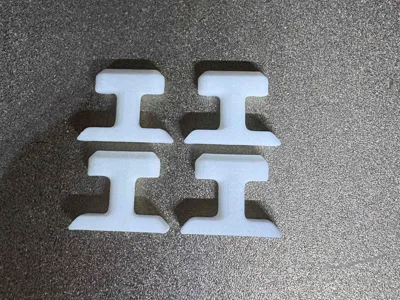 Flush Mounted T-Clips for Ikea Skadis