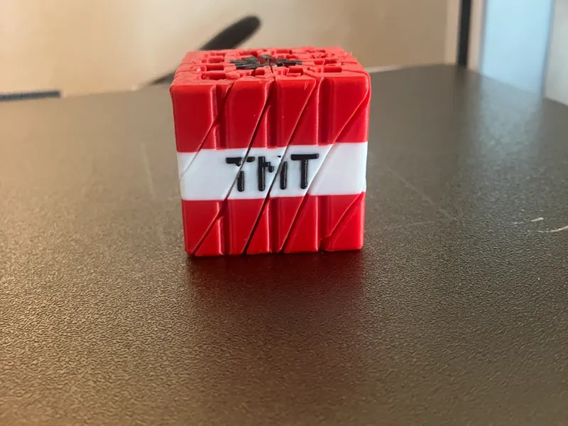 Minecraft TNT twisty fidget