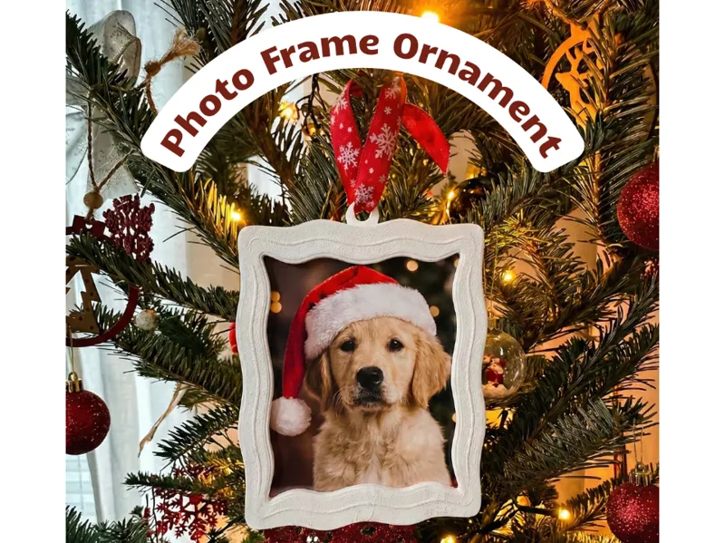 Christmas Memory Frame - Ornament (4:5 Ratio)