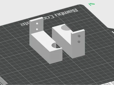 Simple Wall, Shelf, Door Brackets for 3/4" Dowels