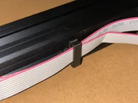 1x Prusa_cable_holder_0.2mm layer, 2 walls, 15% infill