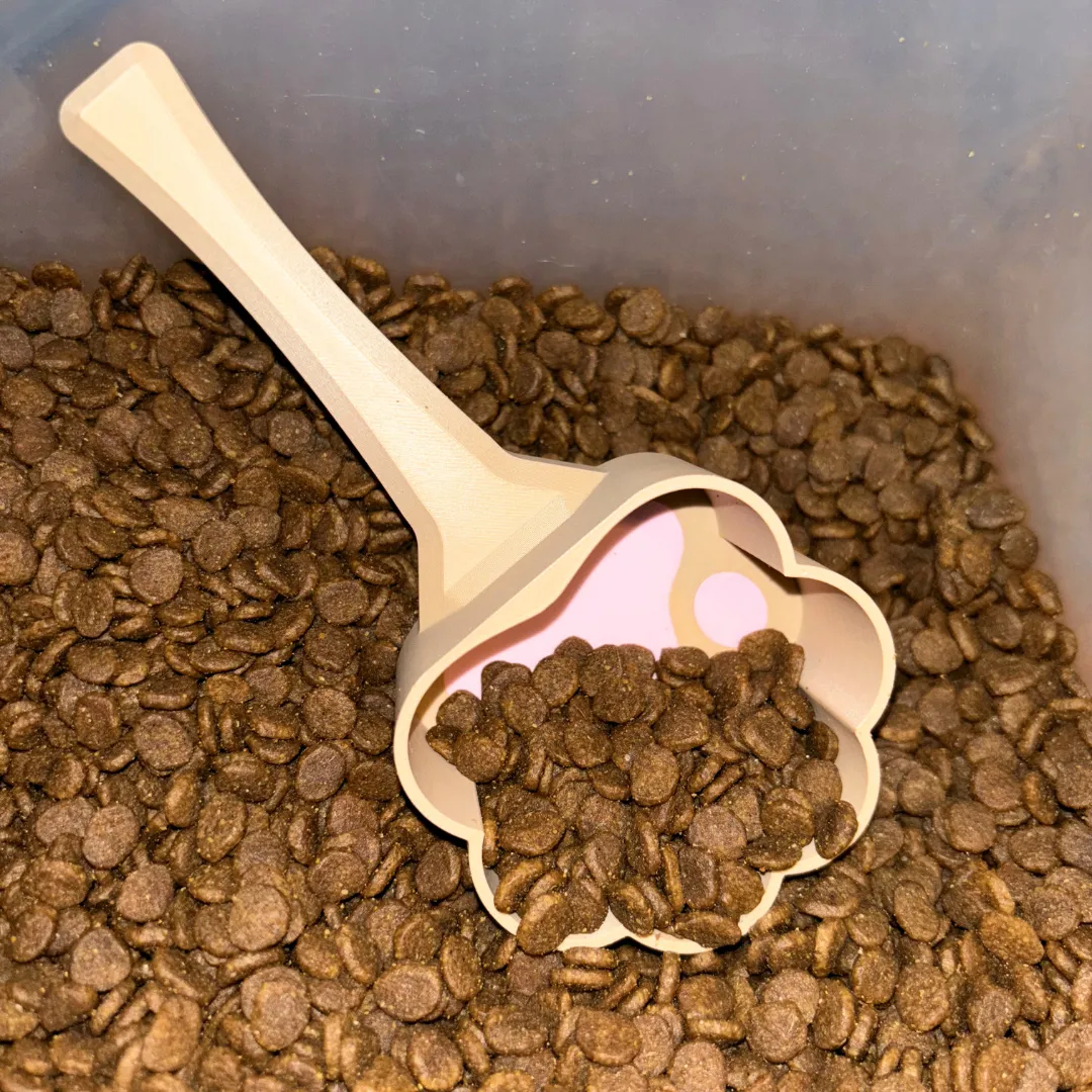 Pet Food Scoop - Paw Design view 4