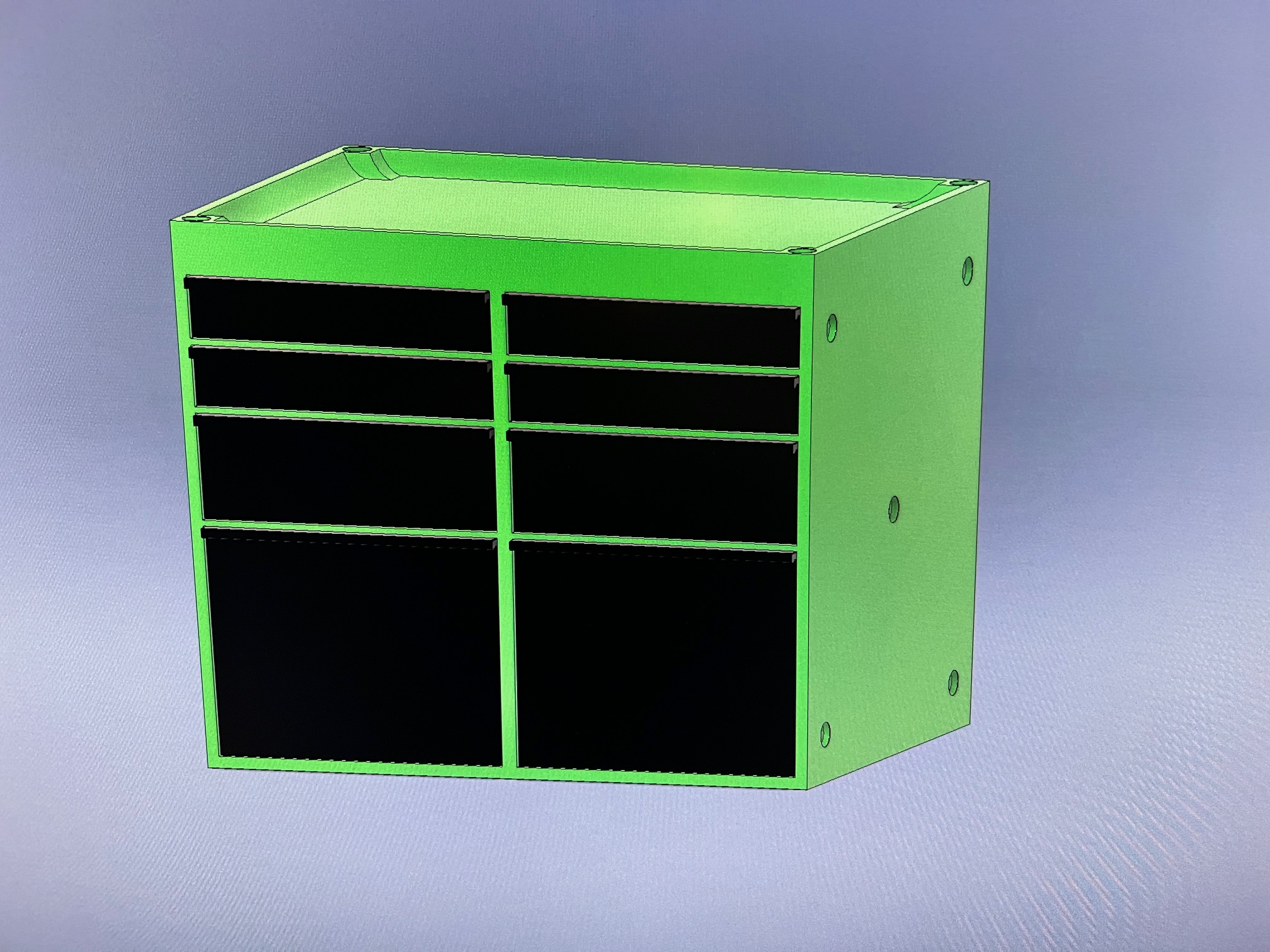 Miniatura 2 do modelo 3D Modular Desktop Tool Chest * Now Stackable*