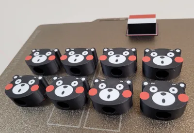 Kumamon straw topper