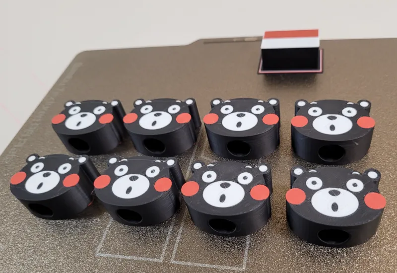 Kumamon straw topper