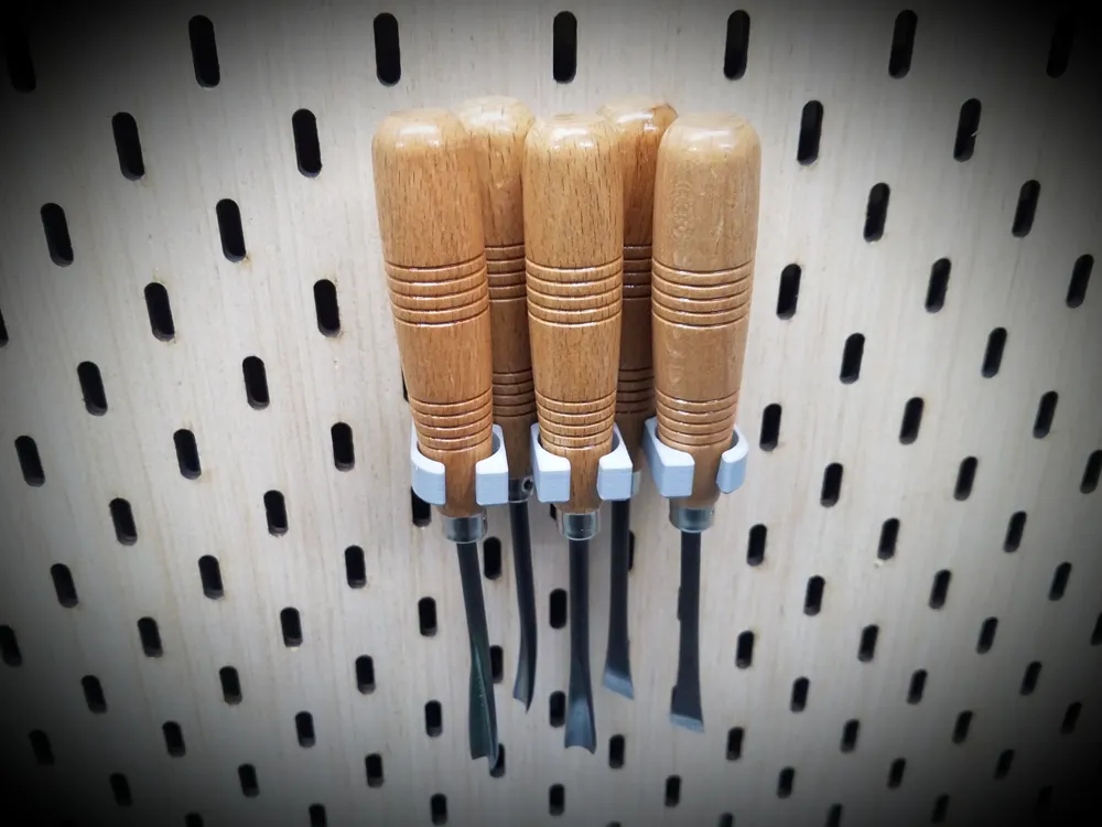 Support pour ensemble de ciseaux à bois IKEA Skadis - Modèle d ...