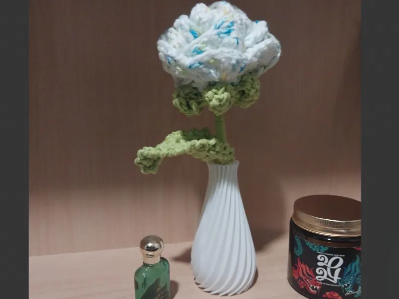 Modern Spiral Vase