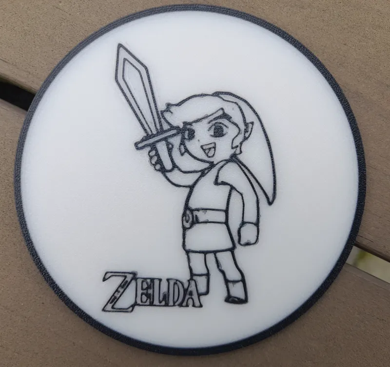 Zelda Themed Coaster 05 - Link