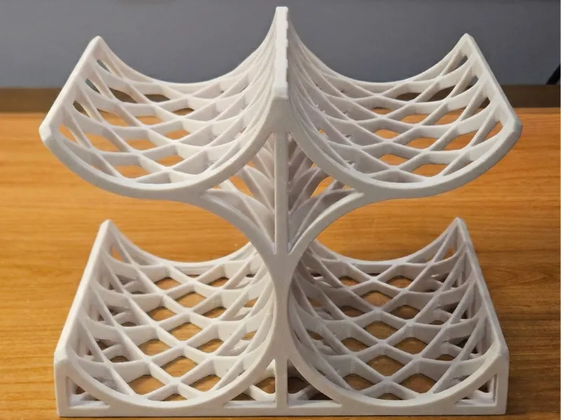 Stackable 4 Bottle Wine Holder / Kitchen Storage