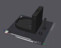base and bolt and nut. (without plate)