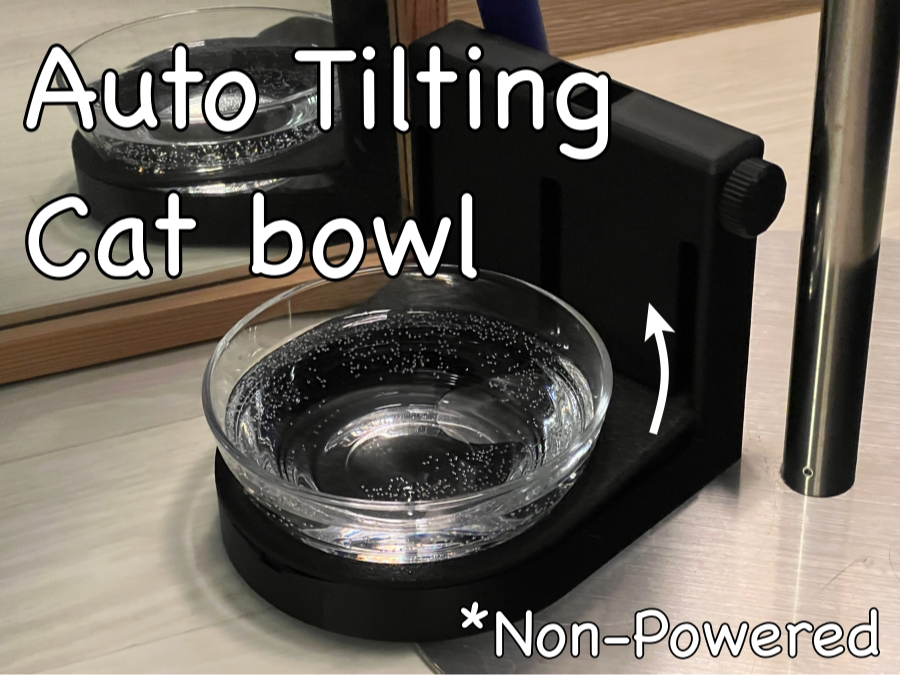 Auto Tilting Cat Bowl (Non-Powered, Ver1)