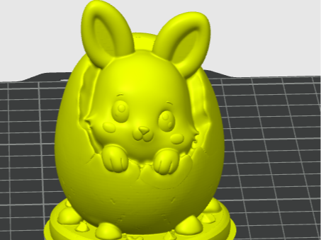 Bunny in Cracked Egg – Cute Easter Decoration