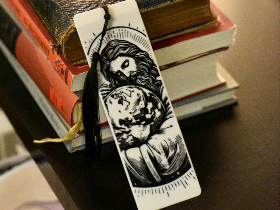 Jesus Loves Us - Bookmark (6" x 2")