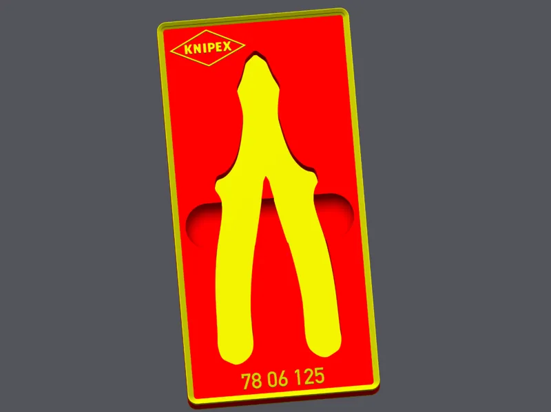 Knipex Super Knips 78 06 125 VDE Pliers Gridfinity