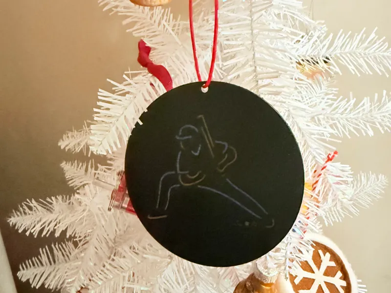 Juan Soto Mets Christmas Ornament