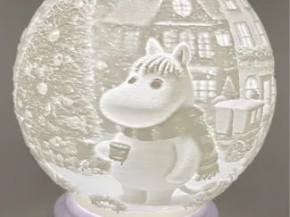 Moomin inspired snowglobe Nr.3