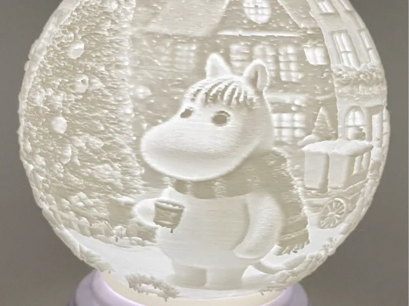 Moomin inspired snowglobe Nr.3