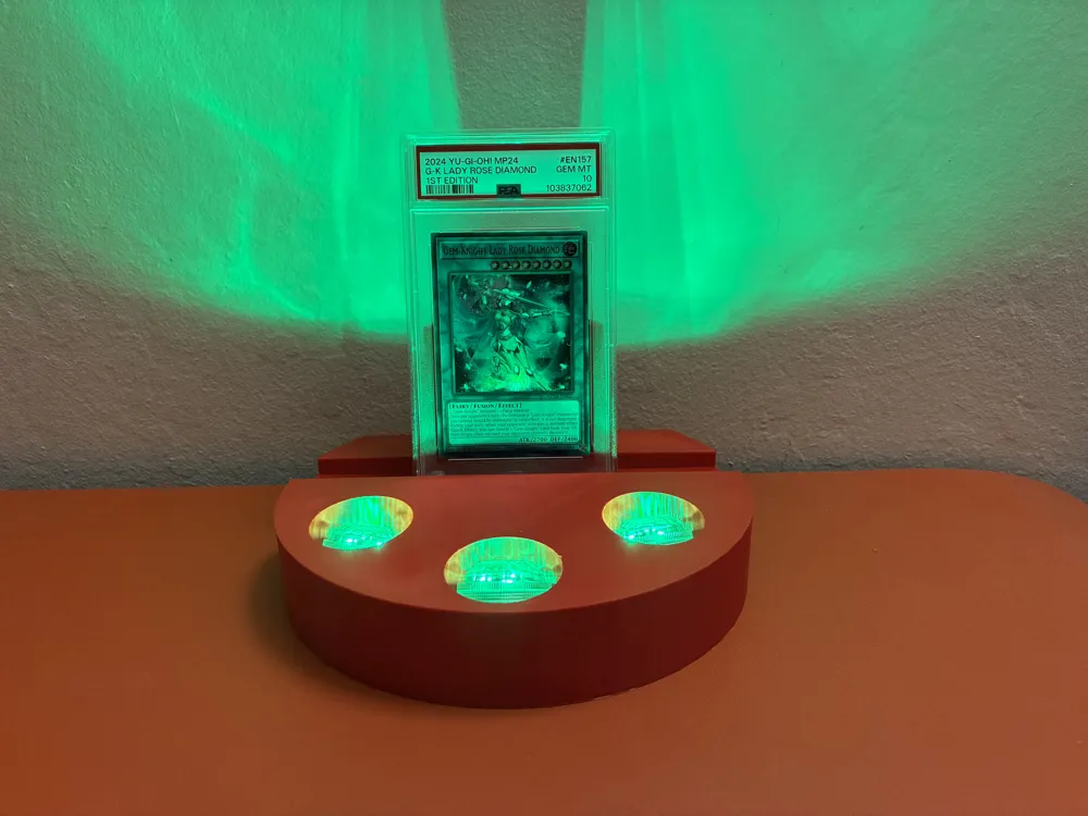 Graded Card Display with RGB Lights – PLA - Free 3D Print Model ...
