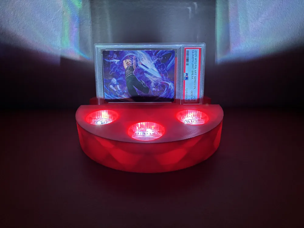 Graded Card Display with RGB Lights – PLA - Free 3D Print Model ...