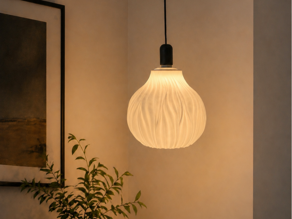 Flowing Wave Pendant Lamp Shade