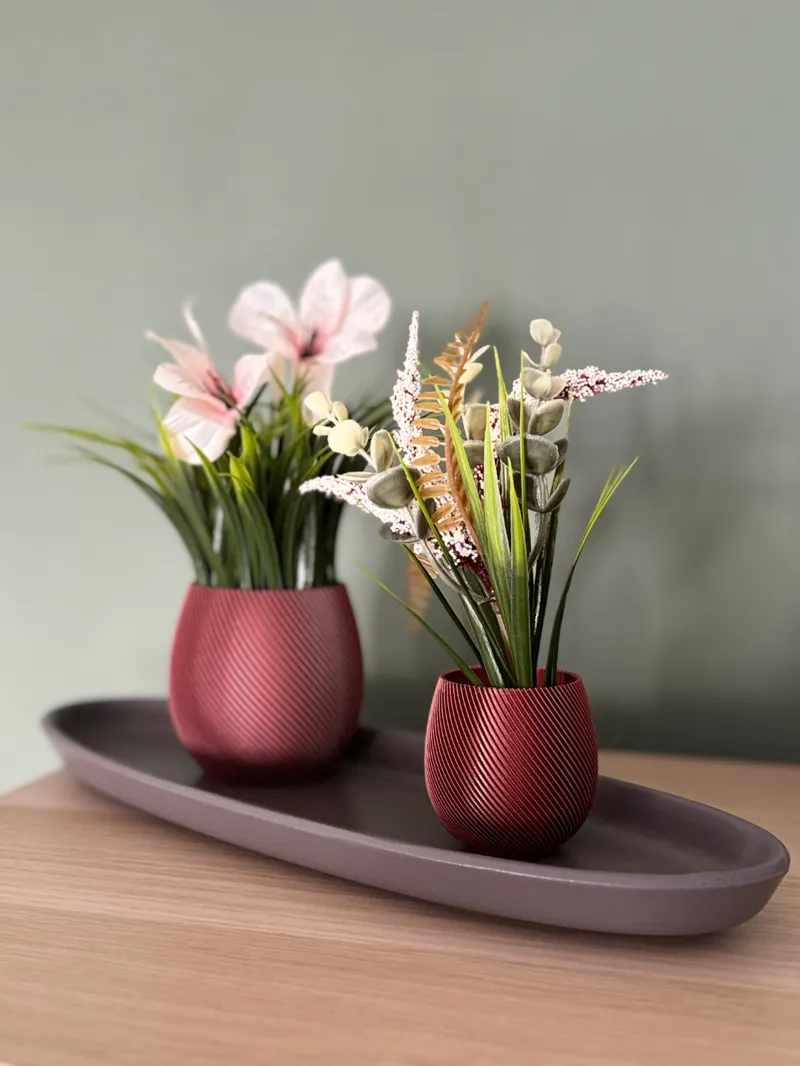 Modern Spiral Planter