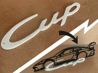 Porsche Cup stand for Silhouette