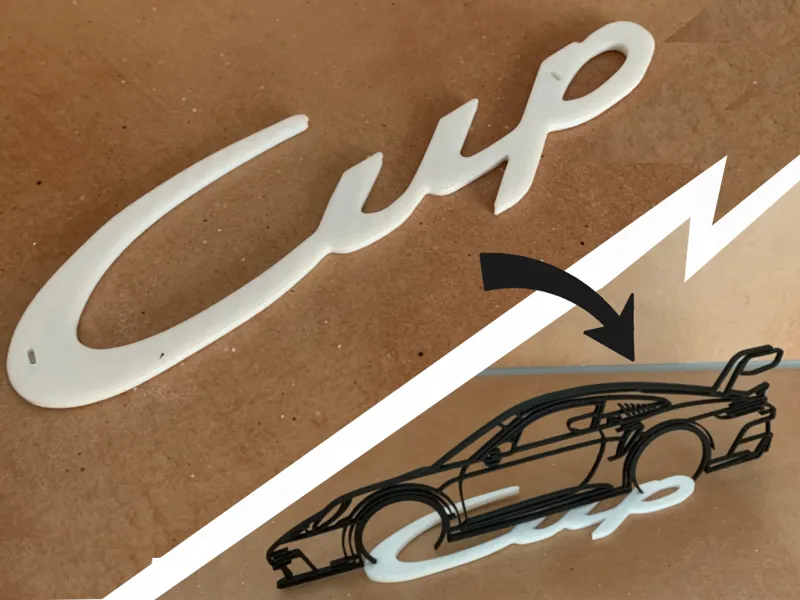 Porsche Cup stand for Silhouette