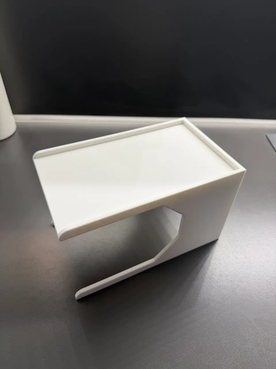 Compact Coffee Mug Shelf, no supports view 3