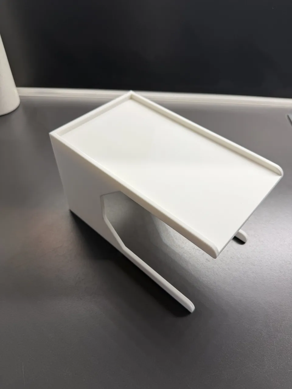 Compact Coffee Mug Shelf, no supports view 2