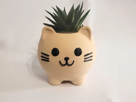 Cute Cat Planter - No AMS view 2