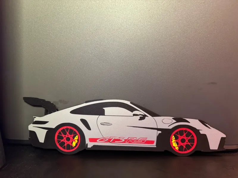 Porsche 911 GT3 RS Model Wall 