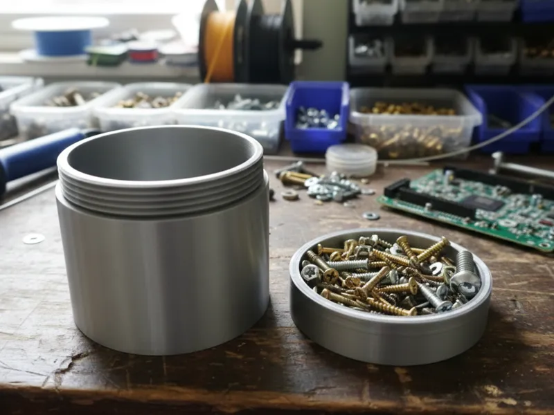 Threaded Parts Jar - 3D Printing Organizer