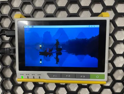 reTerminal honeycomb storage wall mount