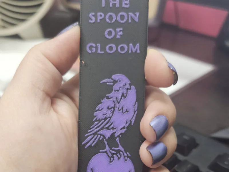 Wendy's Wednesday Spoon of Gloom Bookmark