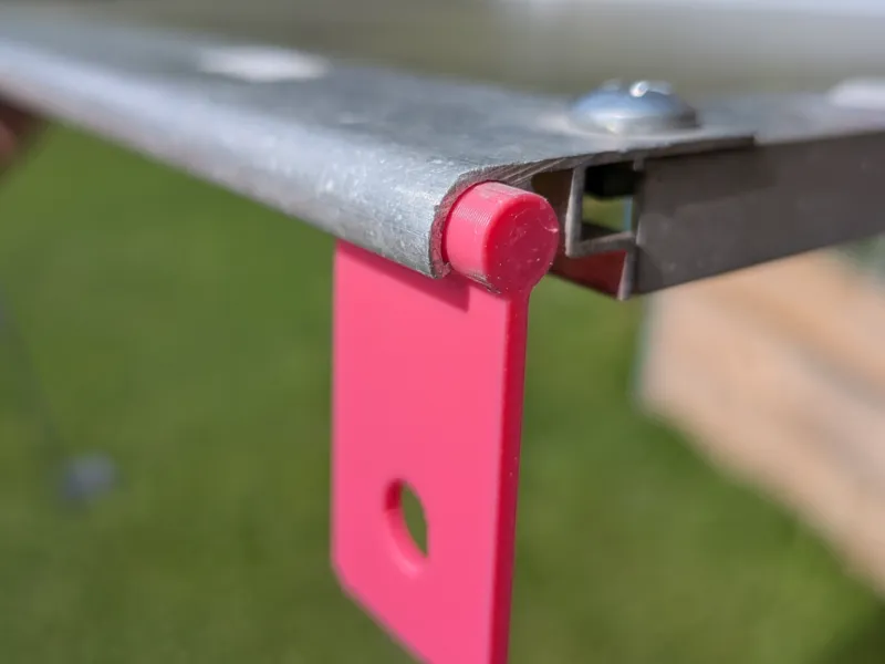 Fäste för växthusprofil (Aluminium)
