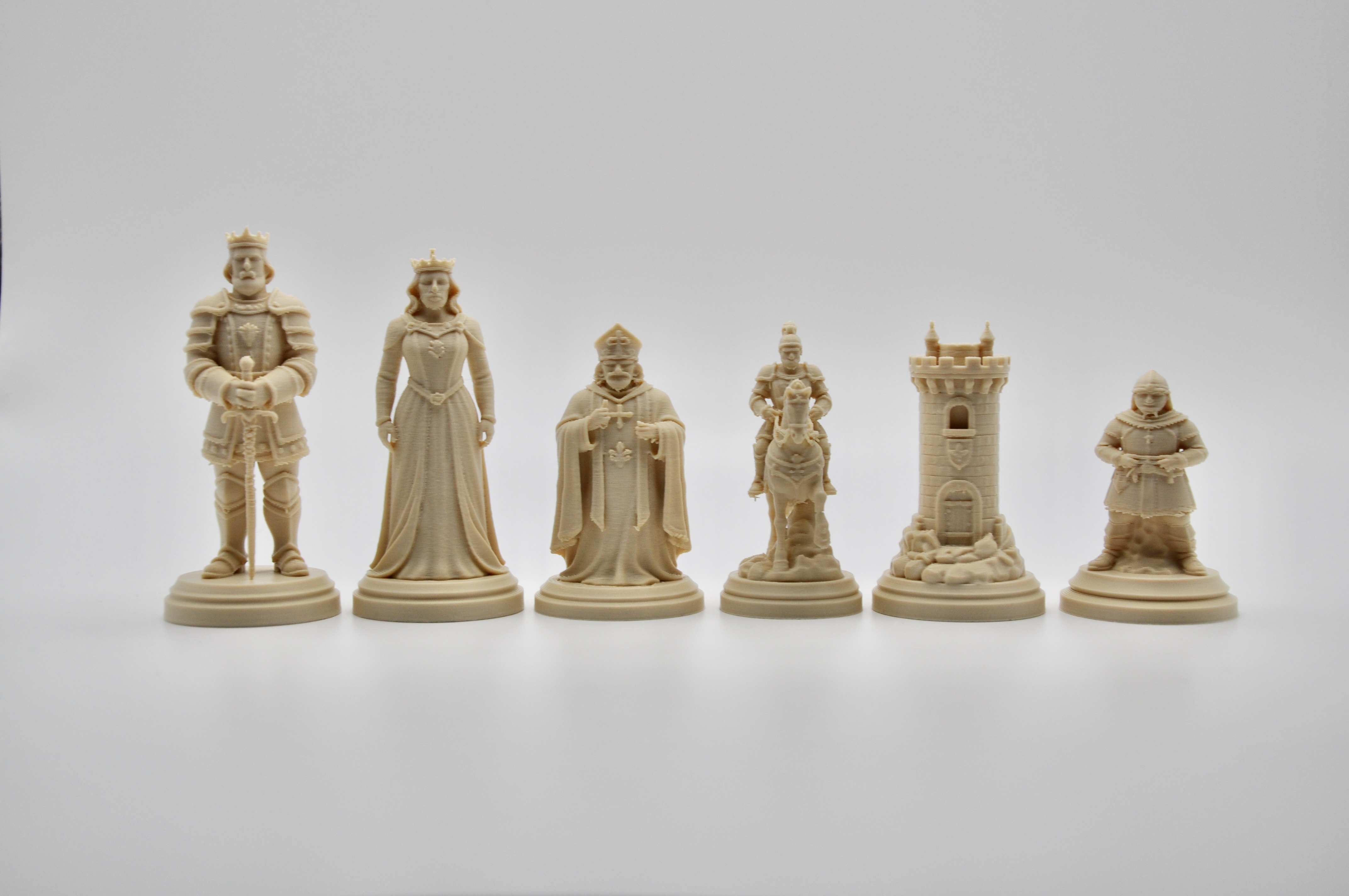 Miniatura 1 do modelo 3D Medieval Chess Set