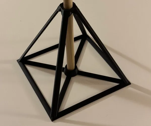 Socle léger pour tige de 15 mm